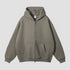 Men's Plush Oversized Heavyweight Full-Zip Hoodie